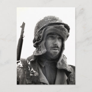 WWII American Infantryman Vykort