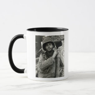 WWII American Soldier in Hurtgen Forest Mugg