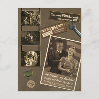 WWII Arbetskvinnor - vykort