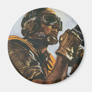 WWII-artillerist Magnet