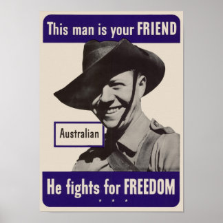 WWII Australian Poster