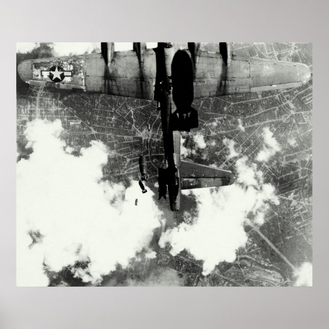 WWII B-17 Eget brandtillbud nr 2 Poster (Framsidan)