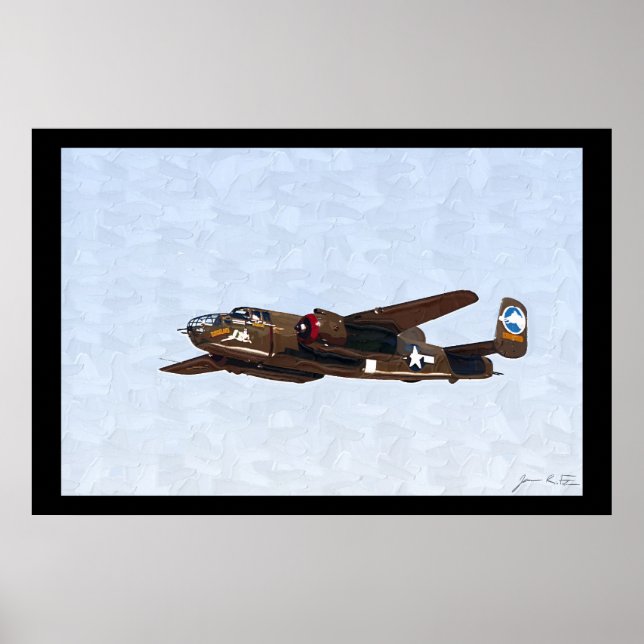 WWII-bomber Poster (Framsidan)