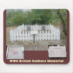 WWII British Graves OBX Mousepad Musmatta