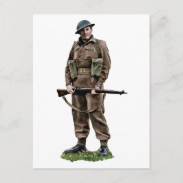 WWII British "Tommy" Postcard Vykort
