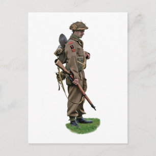WWII British Tommy Vykort
