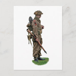 WWII British Tommy Vykort