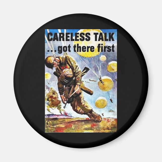 Wwii Carless1 Magnet (Framsidan)