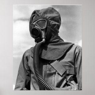 WWII Chemical Kostym Poster