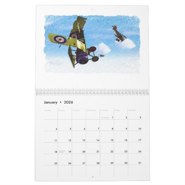 WWII-Dogfights över Europa! Kalender (Jan 2026)