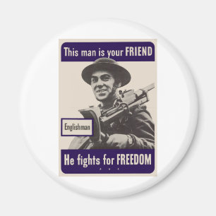 WWII-engelsman Magnet