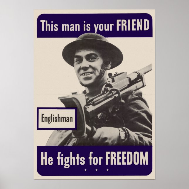 WWII Englishman Poster (Framsidan)