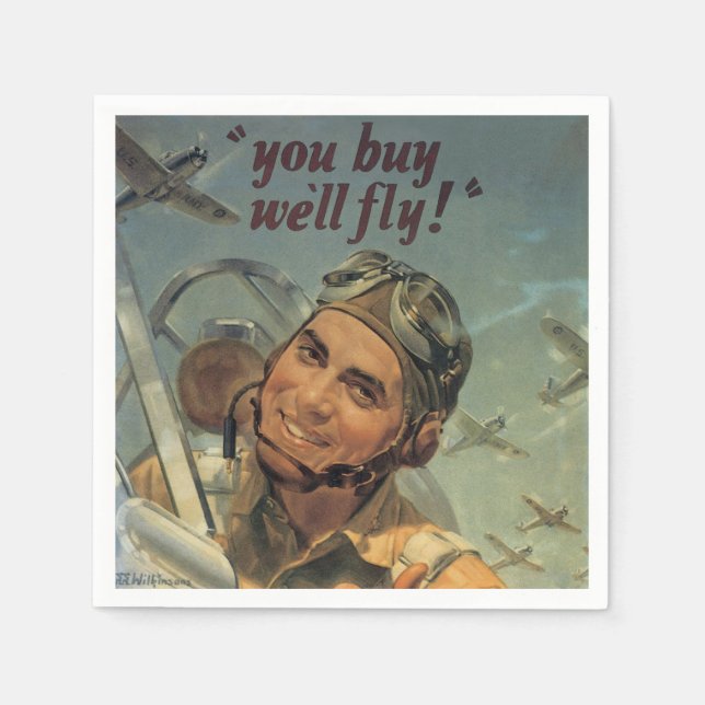 WWII ERA PAPPERSSERVETT (Framsidan)