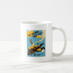 WWII-fallskärmsjägare Kaffemugg