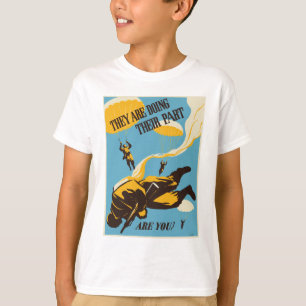 WWII-fallskärmsjägare T Shirt