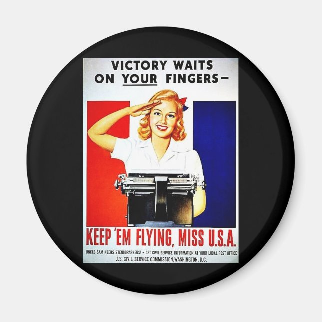 Wwii Flies2 Magnet (Framsidan)