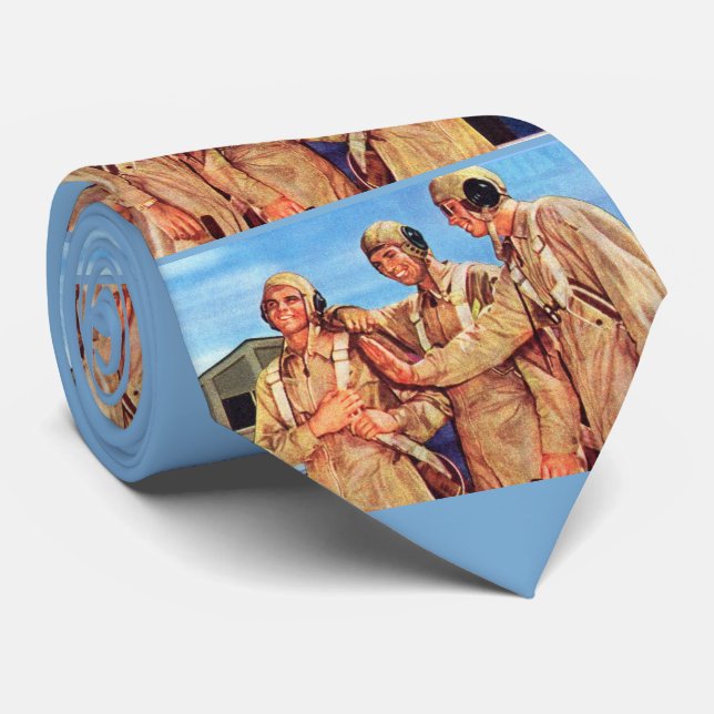 WWII flyboys print  Slips (Rullad)