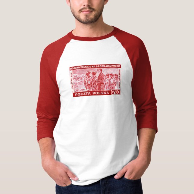 WWII-General Sikorski T-shirt (Framsida)
