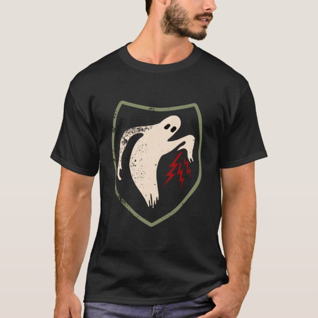 Wwii Ghost arméns militära Världskrig 2 Ghost Army T Shirt (Framsida)