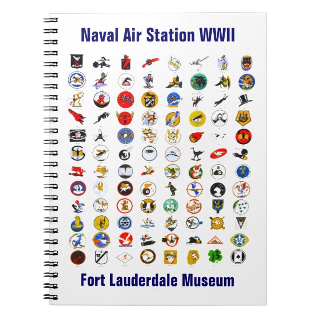 WWII-gradbeteckning Anteckningsbok Med Spiral (Framsidan)