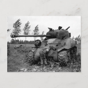 WWII KIA British Firefly Tank, Nederländerna Vykort