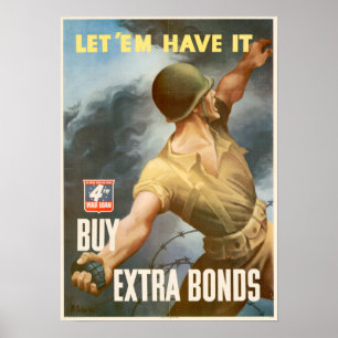 WWII Köp Krig-obligationer Poster