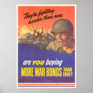 WWII Köp Krig-obligationer Poster