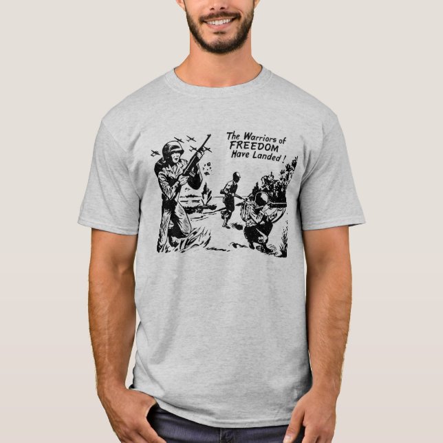 WWII-krigare har landat T-shirt (Framsida)