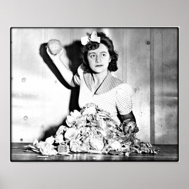 WWII Kvinnor i Homefront/Krig Poster (Framsidan)