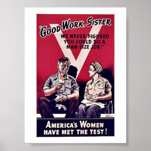Wwii kvinnor poster