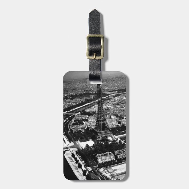 WWII Liberated Paris Bagagebricka (Vertikal Framsida)