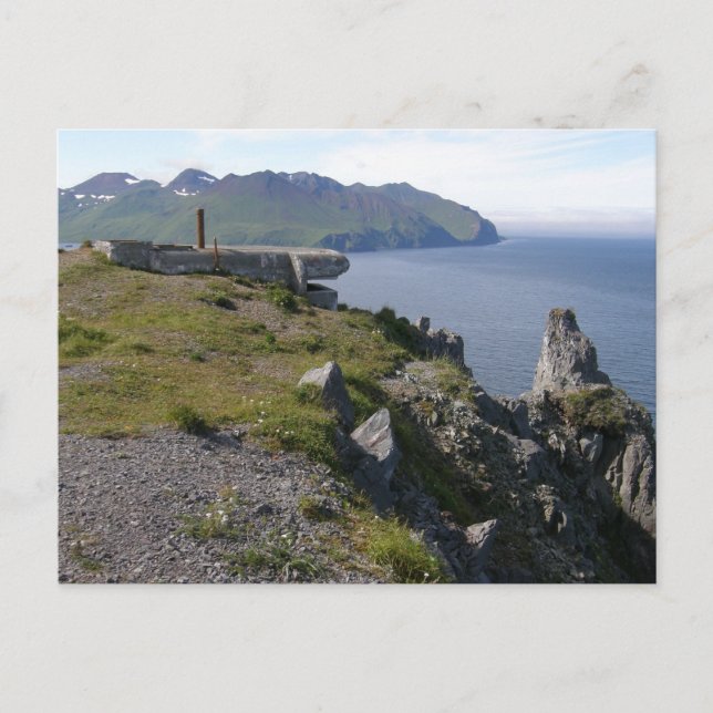 WWII Lookout Bunker vid Fort Swatzka Vykort (Framsida)