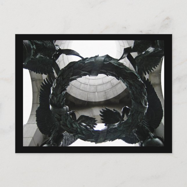 WWII Memorial, Washington D.C. Vykort (Framsida)