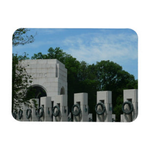 WWII Memorial Wreaths II i Washington DC Magnet