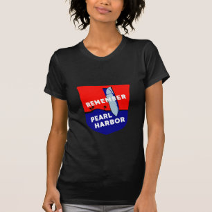 WWII minns pärlemorfärg hamn T-shirt