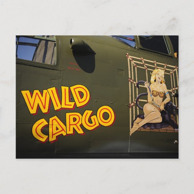 WWII Nose Art Vykort (Framsida)
