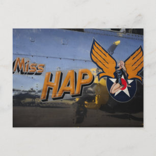 WWII Nose Art Vykort