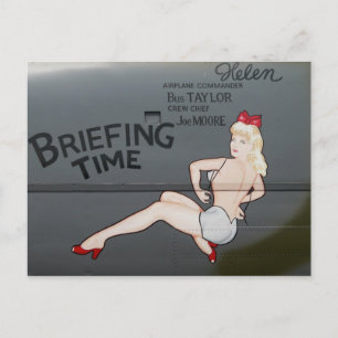 WWII Nose Art Vykort