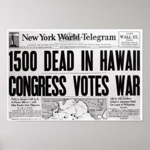 WWII Nyhetsblad Poster