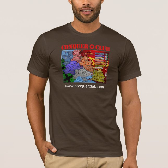 WWII-östran beklär kartan Tee (Framsida)