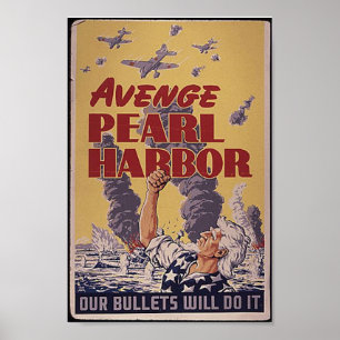 WWII-pärlhamn poster
