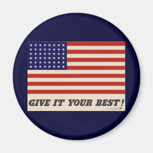 WWII Patriotic Poster Magnet