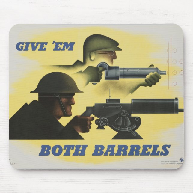 WWII Patriotic Poster Musmatta (Framsidan)