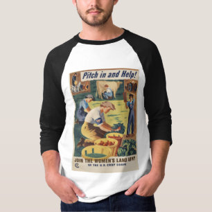 WWII Patriotic Poster Shirt Tee Shirt