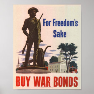 WWII patriotisk Poster