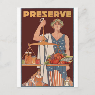 WWII-patriotism Poster - och jordbruk Vykort