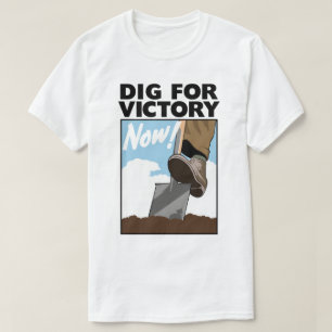 WWII-piken för seger växer din egna Veg T-tröja Tee Shirt