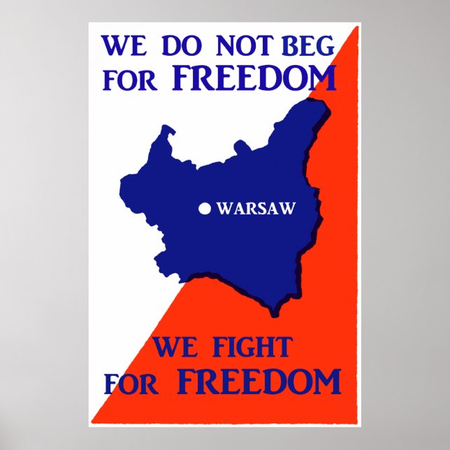 WWII Polen - frihetskamp Poster (Framsidan)