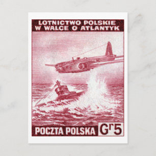 WWII Polska Luft-styrkan Vykort
