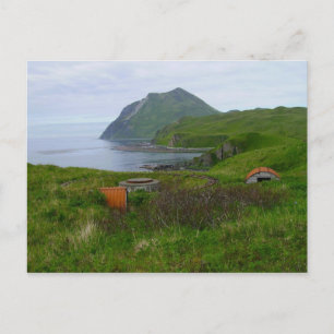 WWII Relics at Summer's Bay, Unalaska Island Vykort